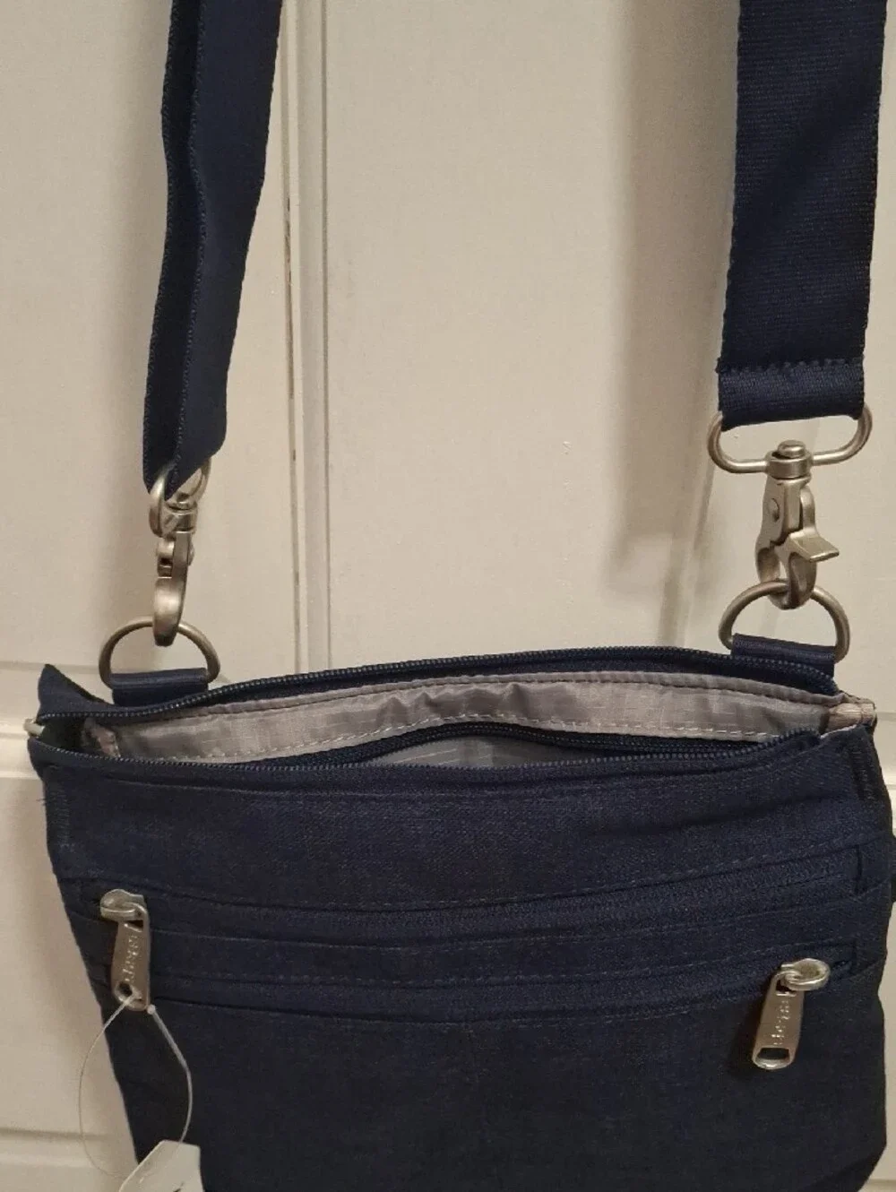 Navy Crossbody Bag - Lightweight Organizer Travel